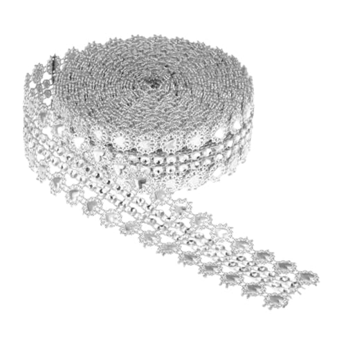 ORFOFE Silbernes Hohles Herz Diamant Bling Mesh Band Flexibles Funkelndes Strass dekoband Umweltfreundliches Kunststoffnetz Vielseitig Zuschneidbar für DIY Schmuck Geschenk Hochzeitsdeko ORFOFE Silbernes Hohles Herz Diamant Bling Mesh Band Flexibles Funkelndes Strass dekoband Umweltfreundliches Kunststoffnetz Vielseitig Zuschneidbar für DIY Schmuck Geschenk Hochzeitsdeko von ORFOFE