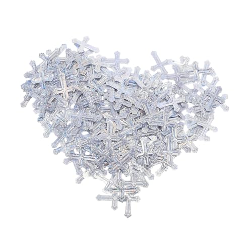 ORFOFE Silbernes Kreuz-konfetti Glitzernde Tischdeko für Taufe Kommunion Shower Hochzeit Langlebiges Farbechtes Plastik Vielseitig Einsetzbar für Religiöse Feiern und Partys ORFOFE Silbernes Kreuz-konfetti Glitzernde Tischdeko für Taufe Kommunion Shower Hochzeit Langlebiges Farbechtes Plastik Vielseitig Einsetzbar für Religiöse Feiern und Partys von ORFOFE