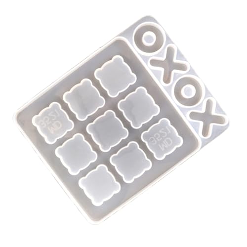 ORFOFE Silikon Epoxidharzform Brettspiel Gießform DIY Kristall Harz Bastelform für Familien und Bekannte Kreative Schmuckherstellung Einfach zu Reinigen Wiederverwendbar von ORFOFE