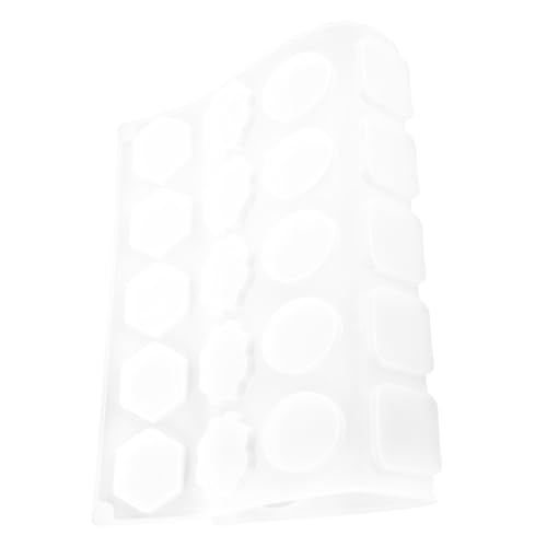 ORFOFE Silikon Wachs Siegelform Matte Fach Geometrischem Design Vielseitige Gießform für Handgemachte Wachssiegel Robust und Langlebig für Kreative Kerzenherstellung und Bastelprojekte von ORFOFE