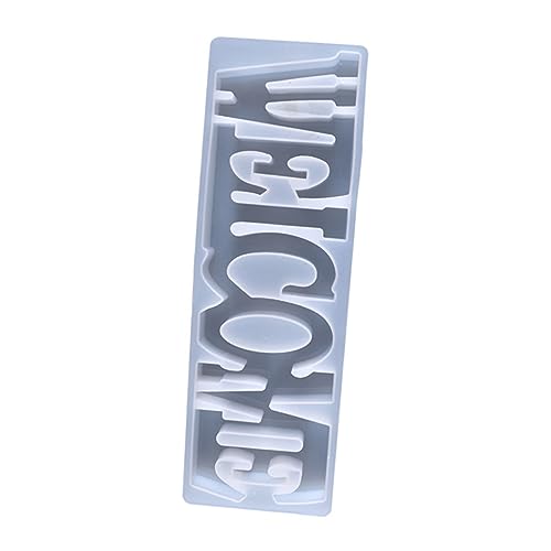 ORFOFE Silikonform Buchstaben Welcome Flexible Epoxidharz Gießform für DIY Kunsthandwerk Reißfest Wiederverwendbar Leicht zu Entformen für Resin Pigmente und Dekorationen ORFOFE Silikonform Buchstaben Welcome Flexible Epoxidharz Gießform für DIY Kunsthandwerk Reißfest Wiederverwendbar Leicht zu Entformen für Resin Pigmente und Dekorationen von ORFOFE