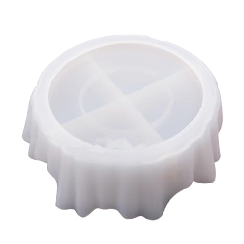 ORFOFE Silikonform Tablett für DIY Resin Gießen Flexible Transparente Gießform für Blumentopf Handgefertigte Epoxidharz Bastel Silikonformen mit Glatter Oberfläche für Kreative von ORFOFE
