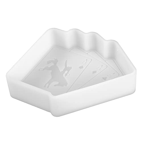 ORFOFE Silikonform für DIY Gießharz Pokerförmige Epoxidharz Gießform Flexible Silikonform für Handwerksprojekte Glatte Oberfläche Einfach zu Entformen für Handgemachte Dekorationen ORFOFE Silikonform für DIY Gießharz Pokerförmige Epoxidharz Gießform Flexible Silikonform für Handwerksprojekte Glatte Oberfläche Einfach zu Entformen für Handgemachte Dekorationen von ORFOFE