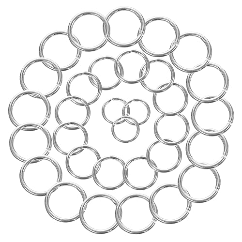 ORFOFE Sterling Silber Sprungringe für DIY Schmuckherstellung Stabile Offene Verbinder Ringe für Armband Halskette Basteln von ORFOFE