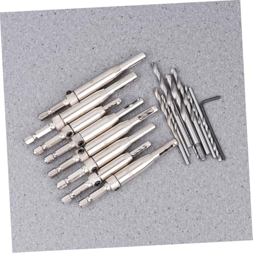 ORFOFE Teiliges Senkbohrer Set mit Schraubenschlüssel Sechseckiger Schaft Holzbohrer für Holzbearbeitung Entgratend Senkend Entgratend Geeignet für DIY Spanplatten Kunststoff Vielseitig von ORFOFE