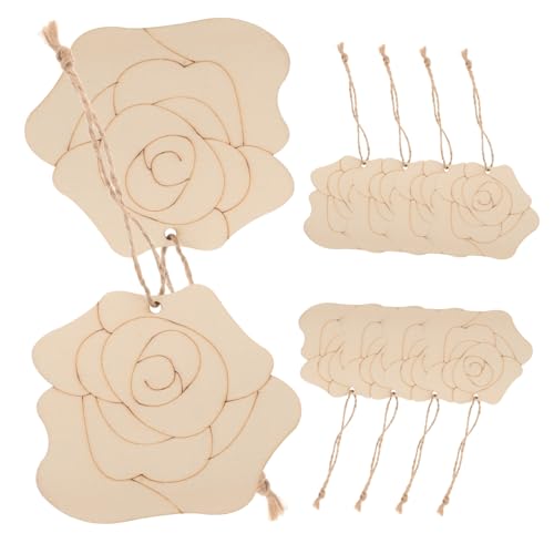 ORFOFE Unvollendete Holzblumen zum Basteln Teiliges Holzscheiben zum Bemalen DIY Kunsthandwerk Holzblüten für Individuelle Dekoration und Kreative Malprojekte ORFOFE Unvollendete Holzblumen zum Basteln Teiliges Holzscheiben zum Bemalen DIY Kunsthandwerk Holzblüten für Individuelle Dekoration und Kreative Malprojekte von ORFOFE