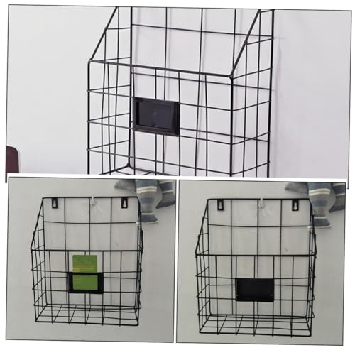 ORFOFE Wandmagazinhalter aus Robustem Eisen Multifunktionaler Zeitschriftenhalter für Zeitungen Akten und Handtücher Platzsparendes Wandregal zur Stilvollen Organisation im Wohnzimmer von ORFOFE