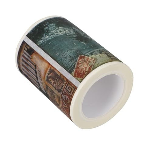 ORFOFE Washi Tape Vintage Stil Dekoratives Klebeband für DIY Scrapbooking Planer Notizbuch Geschenkverpackung Kreative Bastelideen von ORFOFE