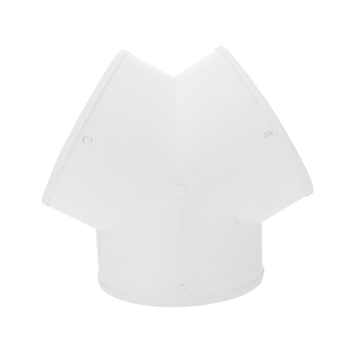 ORFOFE Wege Lüftungsrohr Verteiler Y förmiger Abluftschlauch Verbinder für Abluftkanal Dunstabzugshaube Langlebig Platzsparend Einfache Montage Witterungsbeständig für Innen Außenbereich von ORFOFE