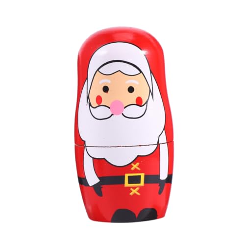 ORFOFE Weihnachtliche Holzfigur Weihnachtsmann Ornament Handgezeichnet Dekoration für Tisch und Zimmer Festliche Weihnachtsdeko ORFOFE Weihnachtliche Holzfigur Weihnachtsmann Ornament Handgezeichnet Dekoration für Tisch und Zimmer Festliche Weihnachtsdeko von ORFOFE