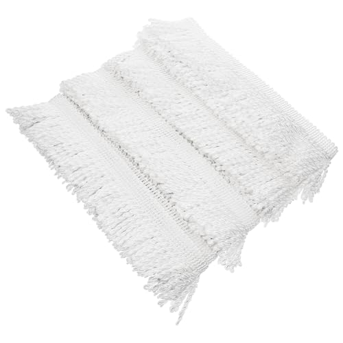 ORFOFE Weiße Polyester Fransenbordüre mit Quasten Vielseitig für DIY Vorhang und Kissen Dekoration Leicht Zuschneidbar Angenehme Textur für Heimwerker und Nähprojekte ORFOFE Weiße Polyester Fransenbordüre mit Quasten Vielseitig für DIY Vorhang und Kissen Dekoration Leicht Zuschneidbar Angenehme Textur für Heimwerker und Nähprojekte von ORFOFE