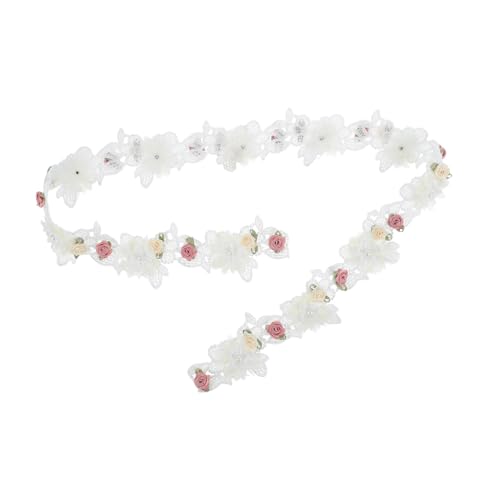 ORFOFE Weiße Spitzenband mit Perlenbesatz Breit Vintage Spitzenbordüre mit Rosenmotiv für DIY Bastelprojekte Blumenarrangements Scrapbooking und Näharbeiten ORFOFE Weiße Spitzenband mit Perlenbesatz Breit Vintage Spitzenbordüre mit Rosenmotiv für DIY Bastelprojekte Blumenarrangements Scrapbooking und Näharbeiten von ORFOFE