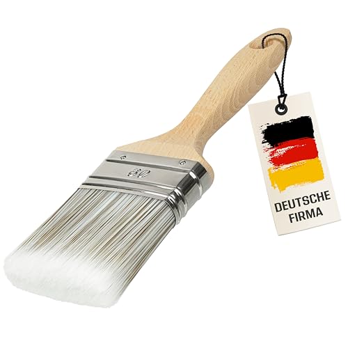 ORGAFLIX Lasurpinsel 60mm Premium - Kein Borstenverlust - Lasur Pinsel für Holz außen, Lacke, Farbe, Öl, Möbelfarbe streichen - Lackpinsel breit, Malerpinsel, Flachpinsel, Lackierpinsel, Flächenpinsel ORGAFLIX Lasurpinsel 60mm Premium - Kein Borstenverlust - Lasur Pinsel für Holz außen, Lacke, Farbe, Öl, Möbelfarbe streichen - Lackpinsel breit, Malerpinsel, Flachpinsel, Lackierpinsel, Flächenpinsel von ORGAFLIX