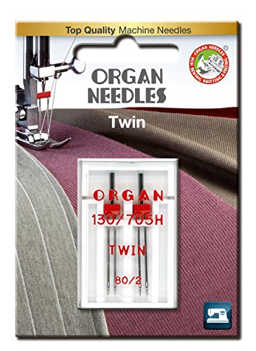 Organ Needles 5102045BL Maschinennadeln, Silber, 80/2 Größe, 2 von Superior Threads