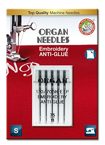 Organ Needles 5117075BL Maschinennadeln, 75/11 Größe, 5 von Organ Needles