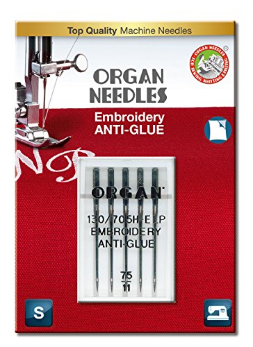 Organ Needles 5117075BL Maschinennadeln, 75/11 Größe, 5 von ORGAN NEEDLES