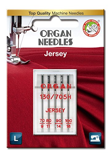 Organ Needles 5221000BL Maschinennadeln, Silber, 70/100 Größe, 5 von Organ Needles