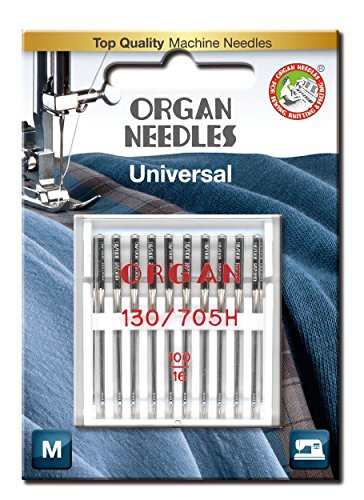 ORGAN NEEDLES Needles #100/16 Universal x 10 Nadeln, grau von ORGAN NEEDLES