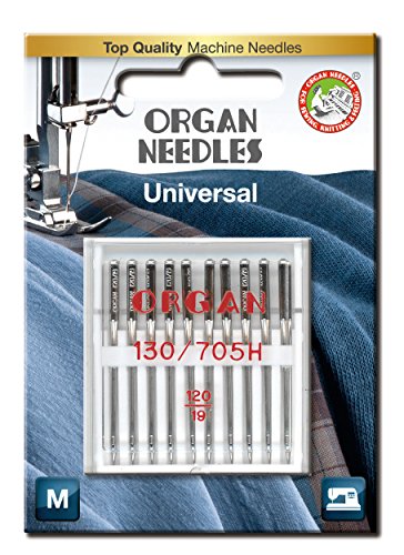 ORGAN NEEDLES Needles #120/20 Universal x 10 Nadeln, blau von ORGAN NEEDLES