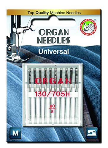Organ Nadeln 10er Blister UNIVERSAL Nähmaschinennadeln 130/750H 60/8 Organ Nadeln 10er Blister UNIVERSAL Nähmaschinennadeln 130/750H 60/8 von ORGAN NEEDLES