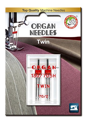 Organ Needles 5102042BL Maschinennadeln, Silber, 70/2 Größe, 2 Organ Needles 5102042BL Maschinennadeln, Silber, 70/2 Größe, 2 von Organ