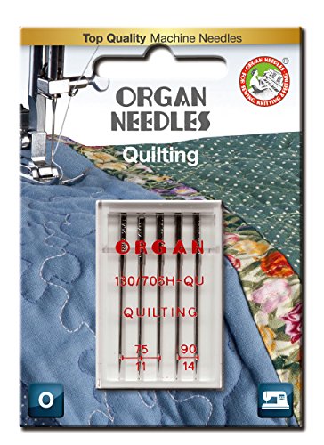 Organ Needles 5430000BL Maschinennadeln, Silber, 75/90 Größe, 5 von Organ Needles
