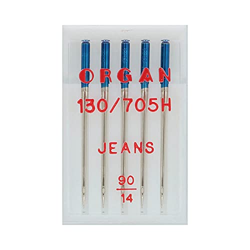 Organ Needles 5524090 Maschinennadeln, Silber, 90/14 Größe, 5 Count Organ Needles 5524090 Maschinennadeln, Silber, 90/14 Größe, 5 Count von ORGAN NEEDLES