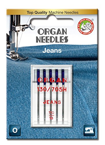 Organ Needles 5524110BL Maschinennadeln, Silber, 110/18 Größe, 5 von Superior Threads