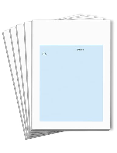 ORGASET Privatrezept für Ärzte | 250 Blätter | DIN A6 | geleimt | 5x50 Blatt Rezeptblock | Blau ORGASET Privatrezept für Ärzte | 250 Blätter | DIN A6 | geleimt | 5x50 Blatt Rezeptblock | Blau von ORGASET