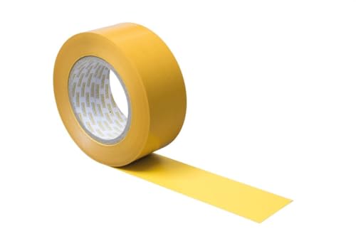 ORGATEX Bodenmarkierungsband LongLife | selbstklebendes PVC Klebeband | Sicherheitsmarkierung Boden für Lager & Verkehrswege I Industrie Bodenmarkierung | 75mm x 50m Rolle | Klebeband Gelb ORGATEX Bodenmarkierungsband LongLife | selbstklebendes PVC Klebeband | Sicherheitsmarkierung Boden für Lager & Verkehrswege I Industrie Bodenmarkierung | 75mm x 50m Rolle | Klebeband Gelb von ORGATEX