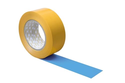 ORGATEX Bodenmarkierungsband LongLife | selbstklebendes PVC Klebeband | Sicherheitsmarkierung Boden für Lager & Verkehrswege I Industrie Bodenmarkierung | 75mm x 50m Rolle | Klebeband Hellblau von ORGATEX