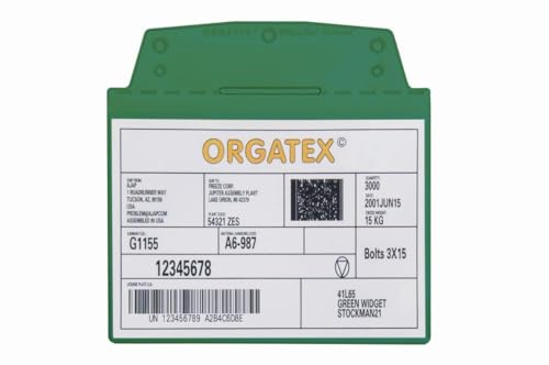 ORGATEX Sichttasche DIN A6 quer | Schutzhülle, Dokumentenhülle | Weich-PVC Dokumententasche | Sichttasche zum Anhängen, Dokumentenmappe, ideal für Farbleitsysteme | 10er Pack, Grün ORGATEX Sichttasche DIN A6 quer | Schutzhülle, Dokumentenhülle | Weich-PVC Dokumententasche | Sichttasche zum Anhängen, Dokumentenmappe, ideal für Farbleitsysteme | 10er Pack, Grün von ORGATEX
