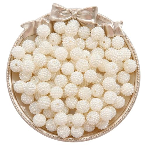 ORGEFY 50/100 Stück Bayberry-Perlen, 10 mm, runde Acryl-Imitationsperlen, Perlengröße zur Schmuckherstellung, DIY-Armbandzubehör, Elfenbein, 10 mm, 100 Stück ORGEFY 50/100 Stück Bayberry-Perlen, 10 mm, runde Acryl-Imitationsperlen, Perlengröße zur Schmuckherstellung, DIY-Armbandzubehör, Elfenbein, 10 mm, 100 Stück von ORGEFY