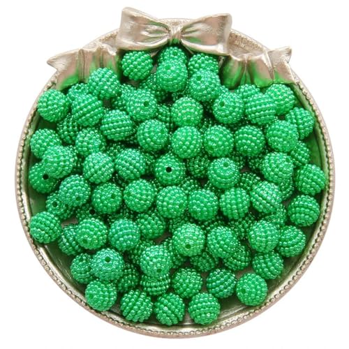 ORGEFY 50/100 Stück Bayberry-Perlen, 10 mm, runde Acryl-Imitationsperlen, Perlengröße zur Schmuckherstellung, DIY-Armbandzubehör, Hellgrün, 10 mm, 50 Stück ORGEFY 50/100 Stück Bayberry-Perlen, 10 mm, runde Acryl-Imitationsperlen, Perlengröße zur Schmuckherstellung, DIY-Armbandzubehör, Hellgrün, 10 mm, 50 Stück von ORGEFY