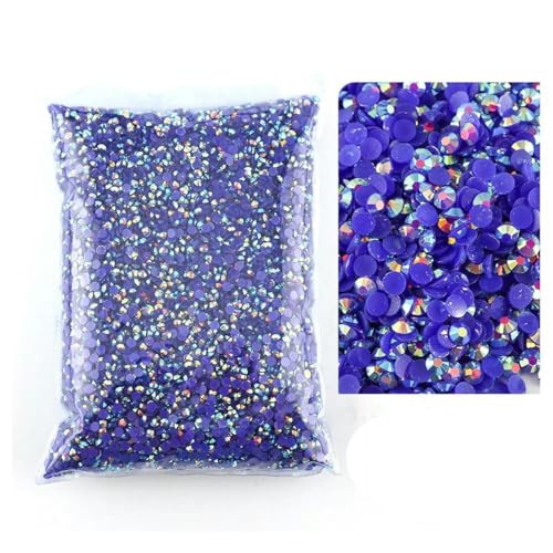 ORGEFY Strasssteine aus Kunstharz, transparent, lose, 2 mm, 4 mm, 5 mm, 6 mm, facettiert, Flatback für Dekorationen für Nail Art und Kleidung, Dunkelblau, 5 mm, SS20-3000 Stück ORGEFY Strasssteine aus Kunstharz, transparent, lose, 2 mm, 4 mm, 5 mm, 6 mm, facettiert, Flatback für Dekorationen für Nail Art und Kleidung, Dunkelblau, 5 mm, SS20-3000 Stück von ORGEFY