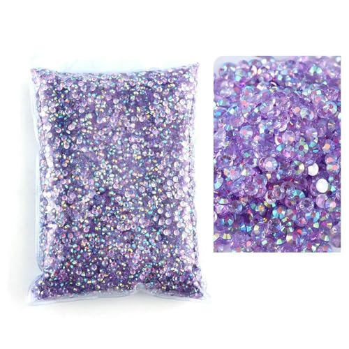 ORGEFY Strasssteine aus Kunstharz, transparent, lose, 2 mm, 4 mm, 5 mm, 6 mm, facettiert, Flatback für Dekorationen für Nail Art und Kleidung – Hellviolett – 5 mm SS20 – 3000 Stück ORGEFY Strasssteine aus Kunstharz, transparent, lose, 2 mm, 4 mm, 5 mm, 6 mm, facettiert, Flatback für Dekorationen für Nail Art und Kleidung – Hellviolett – 5 mm SS20 – 3000 Stück von ORGEFY