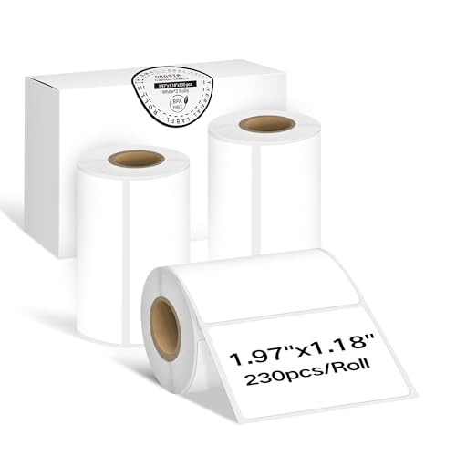 ORGSTA Etiketten Selbstklebend Klebeetiketten Aufkleber Beschriften Beschriftungsetiketten Selbstklebende Sticker Labels Weib 50x30mm 230pcs/rolle, 3 rollen für T003 ORGSTA Etiketten Selbstklebend Klebeetiketten Aufkleber Beschriften Beschriftungsetiketten Selbstklebende Sticker Labels Weib 50x30mm 230pcs/rolle, 3 rollen für T003 von ORGSTA