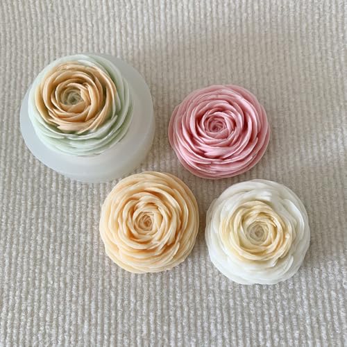 Rosenblüten-Silikonform, Rosen-Silikon-Kerzenformen, wiederverwendbare Harzform für selbstgemachte Kerzen, Wachs, Seife, Gips, Epoxidharz, Gießen, Abendessen, Ornamente, Heimdekoration, kreatives Rosenblüten-Silikonform, Rosen-Silikon-Kerzenformen, wiederverwendbare Harzform für selbstgemachte Kerzen, Wachs, Seife, Gips, Epoxidharz, Gießen, Abendessen, Ornamente, Heimdekoration, kreatives von ORGSUMMER
