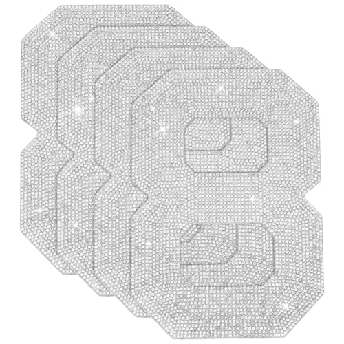 ORIGACH 20,3 cm große Strass-Aufnäher mit Zahl 8, selbstklebend, glitzernde Zahlen, Aufkleber, Strass, zum Aufbügeln, für Kunst, Handwerk, Kleidung, DIY-Dekorationen ORIGACH 20,3 cm große Strass-Aufnäher mit Zahl 8, selbstklebend, glitzernde Zahlen, Aufkleber, Strass, zum Aufbügeln, für Kunst, Handwerk, Kleidung, DIY-Dekorationen von ORIGACH