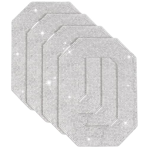 ORIGACH 20cm 4 Stück Große Strass Flicken Mit Der Zahl 0 Selbstklebende Glitzernde Zahlen Aufkleber Strass Aufnäher Zum Aufbügeln Für Kunsthandwerk Kleidung DIY Dekorationen von ORIGACH
