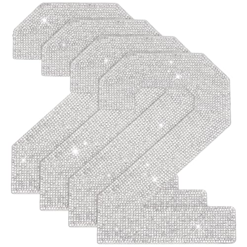 ORIGACH 20cm 4 Stück Große Strass Flicken Mit Der Zahl 2 Selbstklebende Glitzernde Zahlen Aufkleber Strass Aufnäher Zum Aufbügeln Für Kunsthandwerk Kleidung DIY Dekorationen von ORIGACH