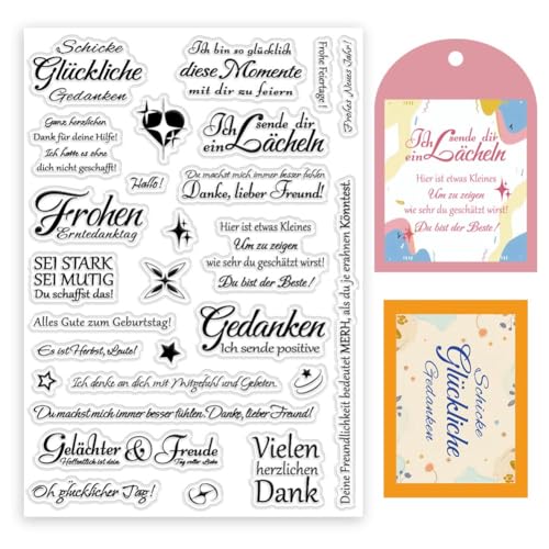 ORIGACH Groß Deutsche Sprüche Silikonstempel 29.7 x 21cm Deutsches Segen Wort Transparente Stempel Für Papierkarten Basteln Journaling Fotoalbum Dekoration Und DIY Scrapbooking ORIGACH Groß Deutsche Sprüche Silikonstempel 29.7 x 21cm Deutsches Segen Wort Transparente Stempel Für Papierkarten Basteln Journaling Fotoalbum Dekoration Und DIY Scrapbooking von ORIGACH