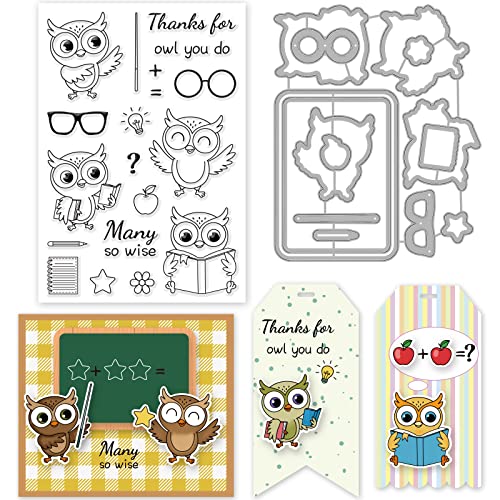 ORIGACH Eule Studie Stempel und Stanzformen für die Kartenherstellung, Stanzformen und Stempelset für DIY Scrapbooking Album ORIGACH Eule Studie Stempel und Stanzformen für die Kartenherstellung, Stanzformen und Stempelset für DIY Scrapbooking Album von ORIGACH