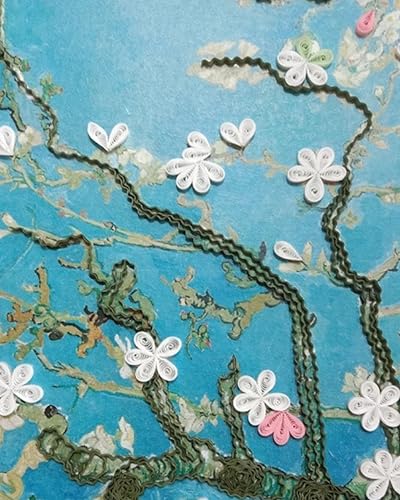 ORIGAMO Original Van Gogh Almond Blossom Quilling Karte - Filigrane Geschenkkarte zum Geburtstag und Feiern, Glückwunschkarte mit Umschlag ideal um zu beeindrucken ORIGAMO Original Van Gogh Almond Blossom Quilling Karte - Filigrane Geschenkkarte zum Geburtstag und Feiern, Glückwunschkarte mit Umschlag ideal um zu beeindrucken von ORIGAMO