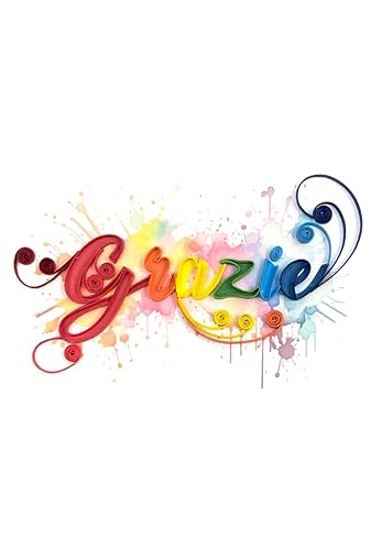 ORIGAMO Originelle Dankeskarte Quilling - Danke - Filigrane Geschenkkarte zum Geburtstag und Feiern, Glückwunschkarte mit Umschlag ideal um zu beeindrucken ORIGAMO Originelle Dankeskarte Quilling - Danke - Filigrane Geschenkkarte zum Geburtstag und Feiern, Glückwunschkarte mit Umschlag ideal um zu beeindrucken von ORIGAMO