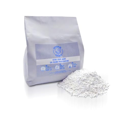ORIGINAL CASTINGS Gießgips extra white 1 kg | Keramik Gießpulver für Silikonformen zum Modellieren ohne Backen, selbsthärtend ORIGINAL CASTINGS Gießgips extra white 1 kg | Keramik Gießpulver für Silikonformen zum Modellieren ohne Backen, selbsthärtend von ORIGINAL CASTINGS