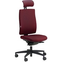 ORIGINAL STEIFENSAND Bürostuhl Ceto Comfort, CT 43501S2 257 Stoff rot, Gestell schwarz von ORIGINAL STEIFENSAND