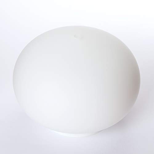 Glas Lampenschirm Ersatzglas Ø 180 mm Leuchtenglas Griffrand: 95mm (Opal/Seidenmatt) von ORION LIGHTSTYLE