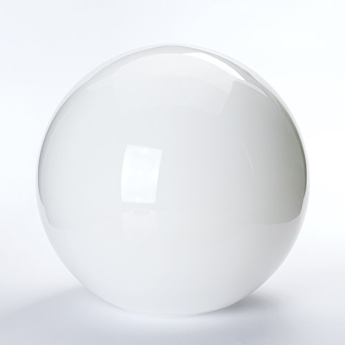 Glaskugel mit Loch viele Größen Lampenglas Glasschirm Opal glänzend Ersatzglas (D:400mm Loch:120mm) von ORION LIGHTSTYLE