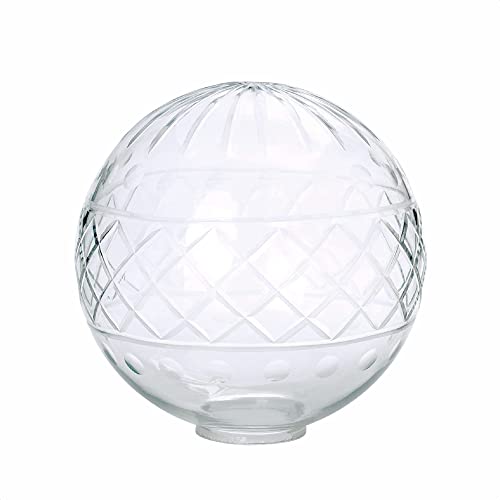 Handgeschliffene Glaskugel Ø 150mm klar mit Loch 42mm Jugenstil Glas Ersatzglas Schirm Kugel Handgeschliffene Glaskugel Ø 150mm klar mit Loch 42mm Jugenstil Glas Ersatzglas Schirm Kugel von ORION LIGHTSTYLE